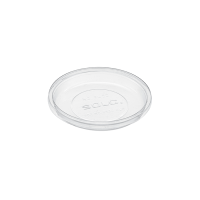 Clear PS plastic flat lid