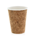 Cardboard and cork coffee cup  H136mm 470ml