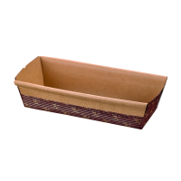 Brown microflute cardboard baking mold