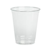 Clear round PET plastic dessert cup