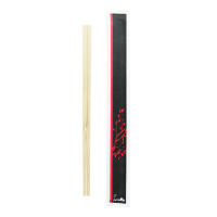 Wooden chopsticks wrapped by pair