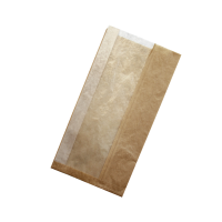 Sac sandwich papier brun à fenêtre cristal    H400mm