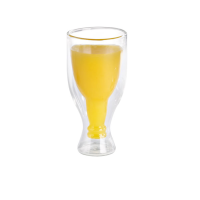 "Bibou" mini borosilicate beer glass