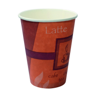 "Passion" design paper cup 280ml 80mm  H111mm