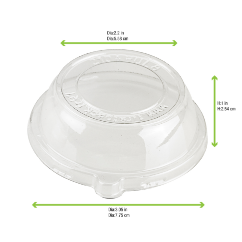 Clear PET lid