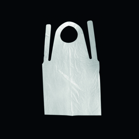 White PE apron