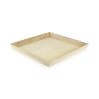 "Noa" square wooden tray    H40mm