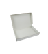 White microflute cardboard lunch box  420x280mm H60mm