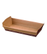 Brown microflute cardboard baking mold 200x120mm H40mm