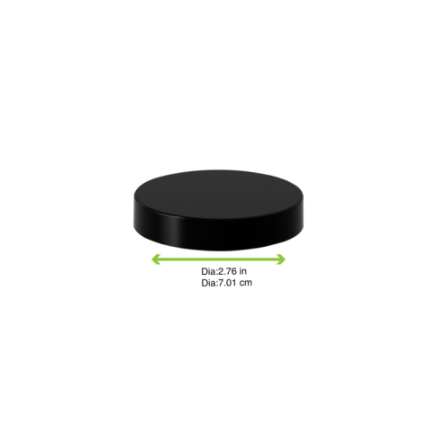 "DELI JAR" black PP lid