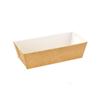 Rectangular microflute cardboard baking mold