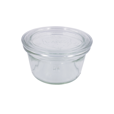 Bocal Weck Avec Couvercle En Verre 165Ml  90X50Mm - X12Pcs