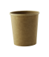 Kraft cardboard cup for hot and cold foods   H104mm 490ml