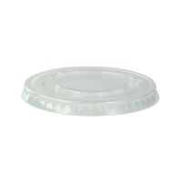 Couvercle PET plat transparent  62mm