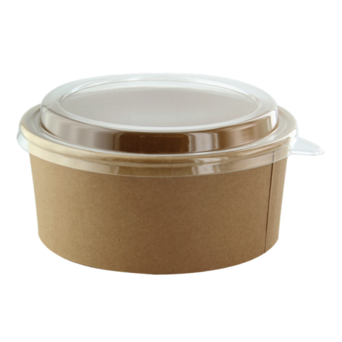 Saladier rond en carton kraft "Buckaty"