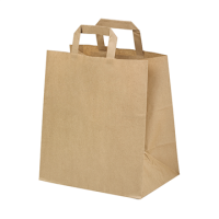 Kraft/brown paper bag with handles  280x160mm H290mm