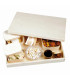 "Saga" lunch box with a set of 4 wooden boxes and cutlery  430x290mm H68mm