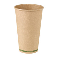 "ZEN" kraft paper cup without plastic