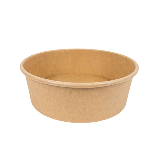 "Buckaty" round kraft cardboard salad bowl   H75mm 1200ml