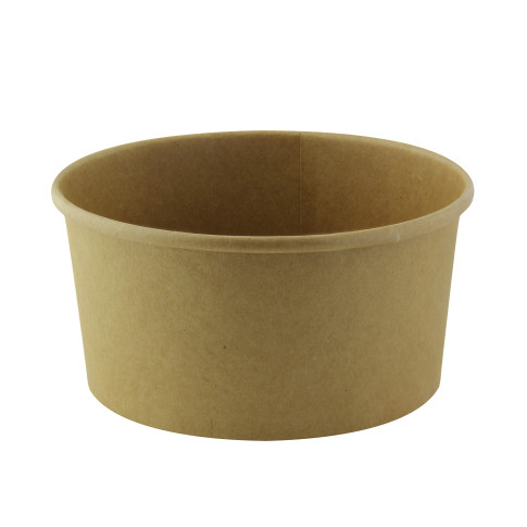 "Buckaty" multi-use kraft salad bowl without plastic   H60mm 700ml