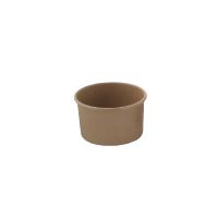 Kraft cardboard lid100ml 61mmH7,5mm