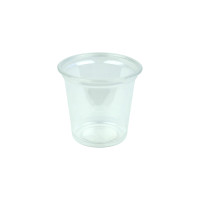 Pot plastique PET transparent  H43mm 30ml