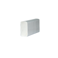 White cellulose and viscose hand towel 163x215mm