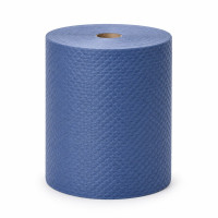 Cellulose tablecloth in a roll, in a faded blue colour  1 200x100 000mm H10mm
