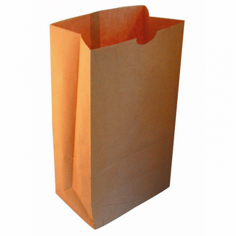 Kraft brown recycled paper SOS bag 150x100mm H320mm