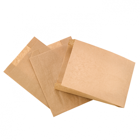 Greaseproof kraft multi-purpose paper bag  140x210mm H70mm