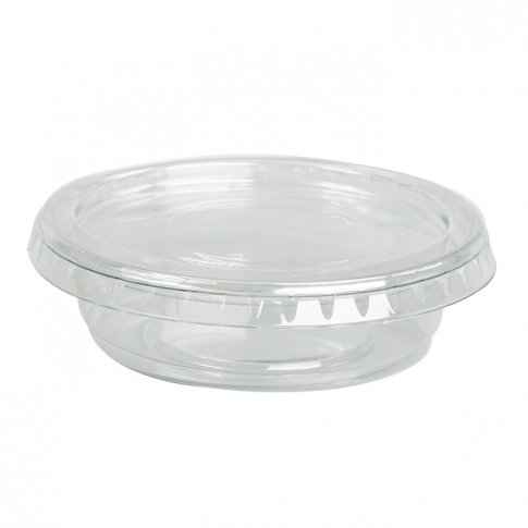 Pot plastique PET transparent rond