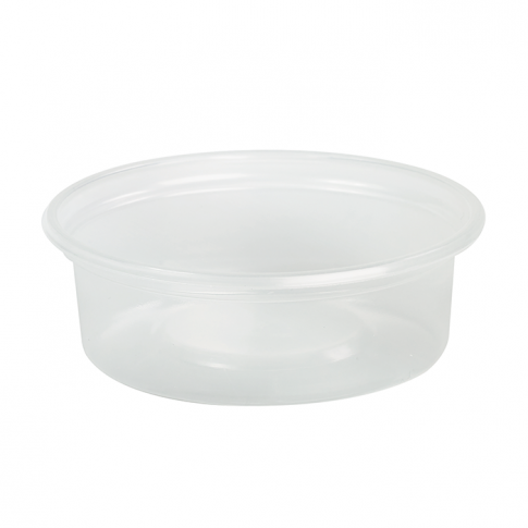 Pot plastique PP transparent rond