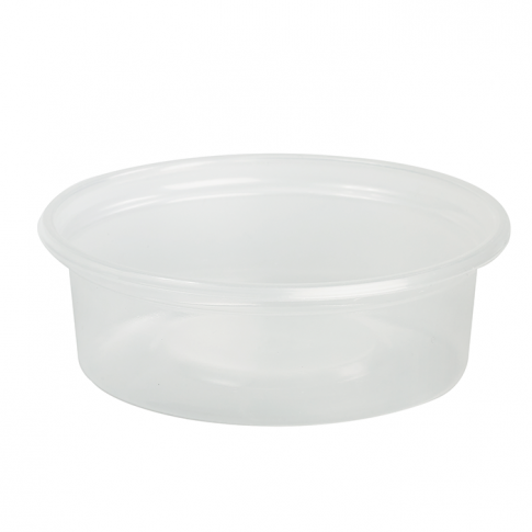 Clear round PP plastic portion cup  H23mm 60ml