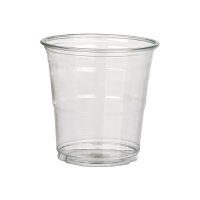 Clear PET plastic cup  H88mm 200ml