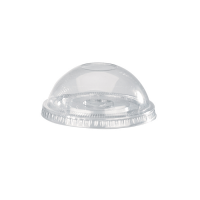 Clear PET plastic dome lid   H45mm