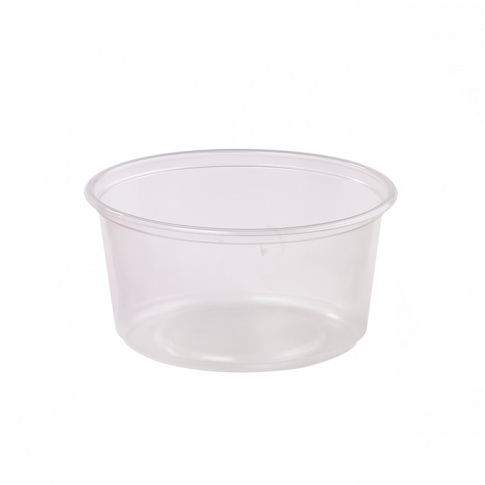 Pot Deli rond PP transparent