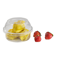 Pot Deli rond PET transparent