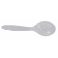 "Imperial" transparent PS plastic spoon 140