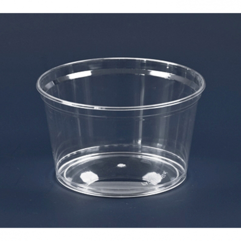 "Cristal" round clear PS plastic cup  H61mm 350ml