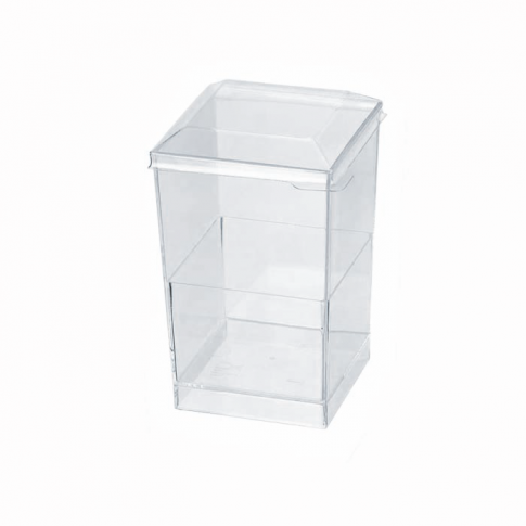 Couvercle PET transparent "Quadra"