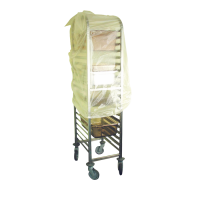 GN 2 / 1 transparent trolley cover 770x700mm H1 800mm