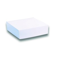 White cardboard pastry box    H80mm