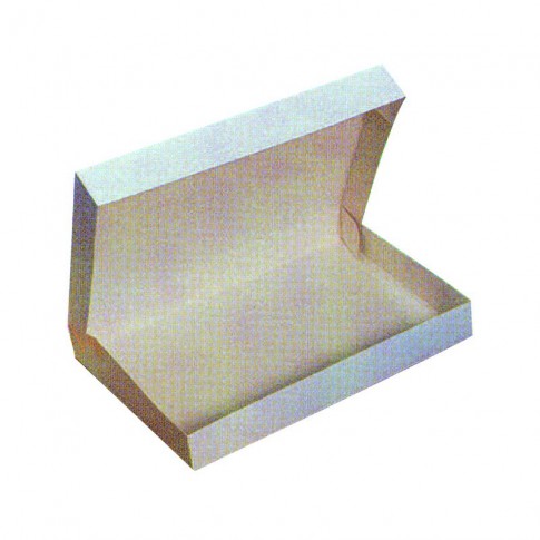 Boite plateau lunch carton blanc  320x420mm H60mm