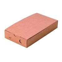 Kraft cardboard bruschetta box  300x150mm H50mm