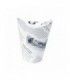 White newsprint closeable perforated snack cup   H139mm 350ml