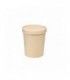 Bamboo fiber cardboard cup with cardboard lid for hot and cold foods   H140mm 940ml