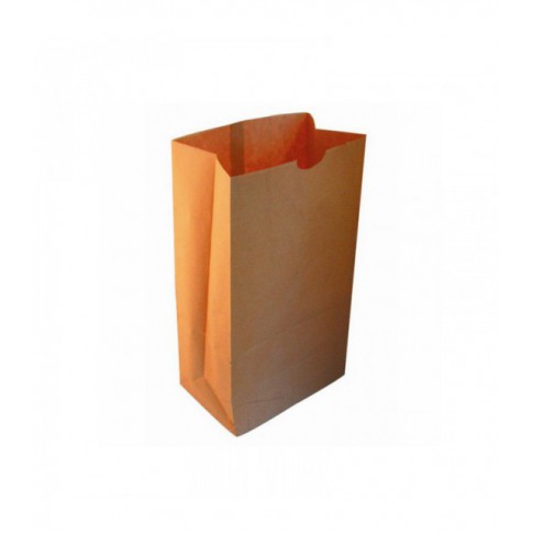 Kraft brown paper SOS bag 130x80mm H250mm