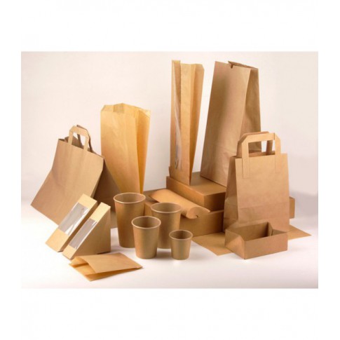 Kraft multi-purpose paper bag  140x220mm H70mm