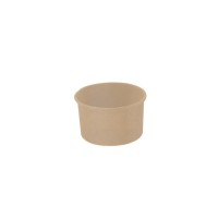 Pot carton fibre de bambou chaud et froid 90ml Ø75mm  H45mm
