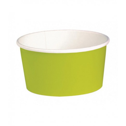 Saladier rond en carton vert "Buckaty"   H75mm 900ml